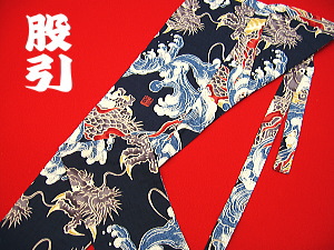 義若オリジナル股引き 大荒波に龍